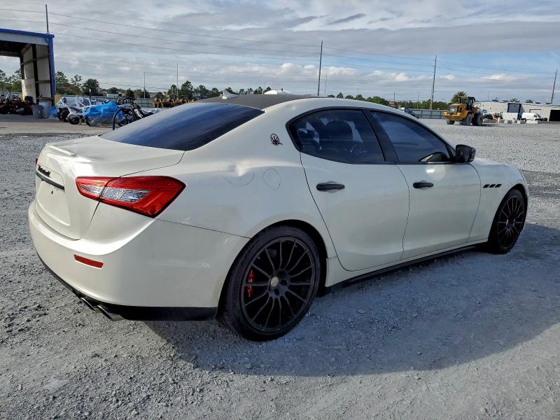 2016 Maserati Ghibli VIN ZAM57RTA6G1173547 COPART salvage auction — MECHANICAL, Ny - Mv-907A Salvage Certificate, sold $4,750 on 2026-07-17 (photo 3)