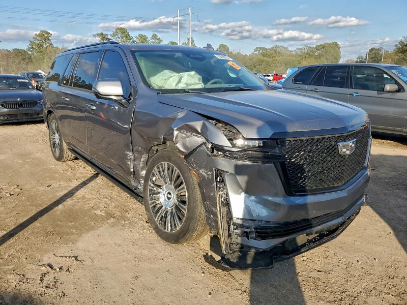 2022 Cadillac Escalade esv VIN 1GYS3RKL1NR135111 COPART salvage auction — FRONT END, LA - CERT OF TITLE-SALVAGE, sold $25,000 on 2026-07-17 (photo 4)