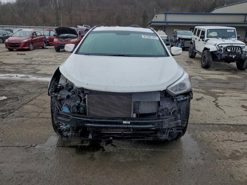 2014 Hyundai Santa fe VIN 5XYZU3LA4EG214038 COPART salvage auction — FRONT END, Md - Cert Of Salvage < 75% Damage, sold $2,200 on 2026-07-02 (photo 5)