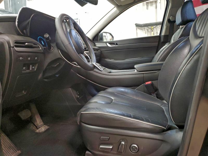 2023 Hyundai Palisade VIN KM8R5DGE8PU574023 COPART salvage auction — FRONT END, Wy - Cert Of Title-Salvage, sold $100 on 2026-07-29 (photo 7)