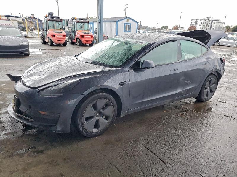 2022 Tesla Model 3 VIN 5YJ3E1EB4NF274826 COPART salvage auction — REAR END, Ca - Salvage Certificate, sold $4,300 on 2026-07-02 (photo 1)