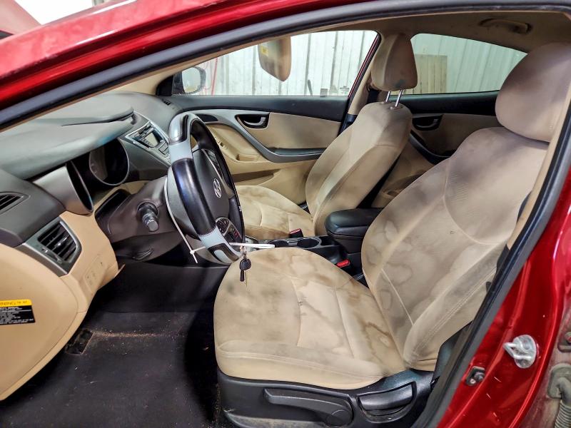 2012 Hyundai Elantra VIN KMHDH4AE6CU324090 COPART salvage auction — REAR END, Ar - Cert Of Title-Salvage, sold $90 on 2026-07-13 (photo 7)