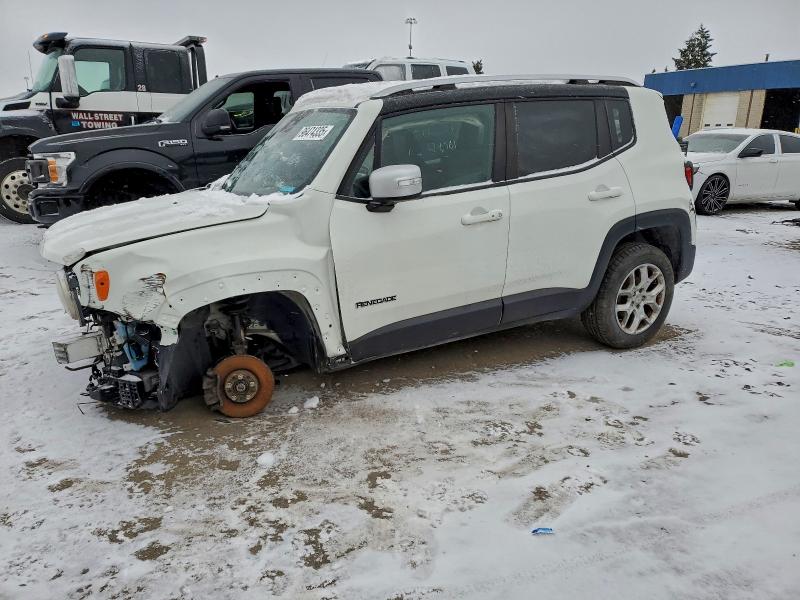 2018 Jeep Renegade VIN ZACCJBDB6JPH80597 COPART salvage auction — FRONT END, Mi - Cert Of Title-Salvage Vehicle, sold $325 on 2026-08-21 (photo 1)