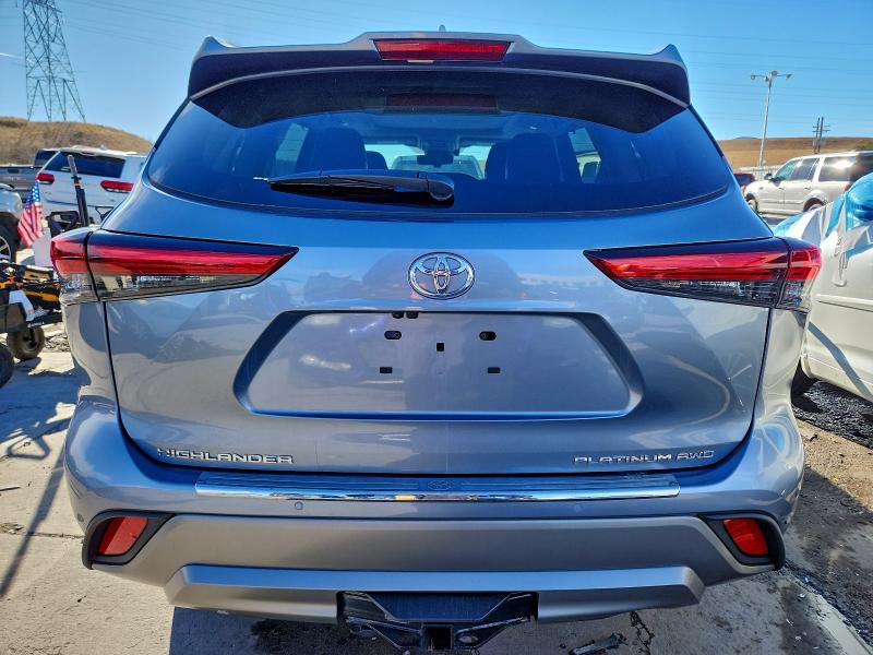 2022 Toyota Highlander VIN 5TDFZRBH5NS183455 COPART salvage auction — FRONT END, CO - PUBLIC - SALVAGE TITLE, sold $23,200 on 2026-07-13 (photo 6)