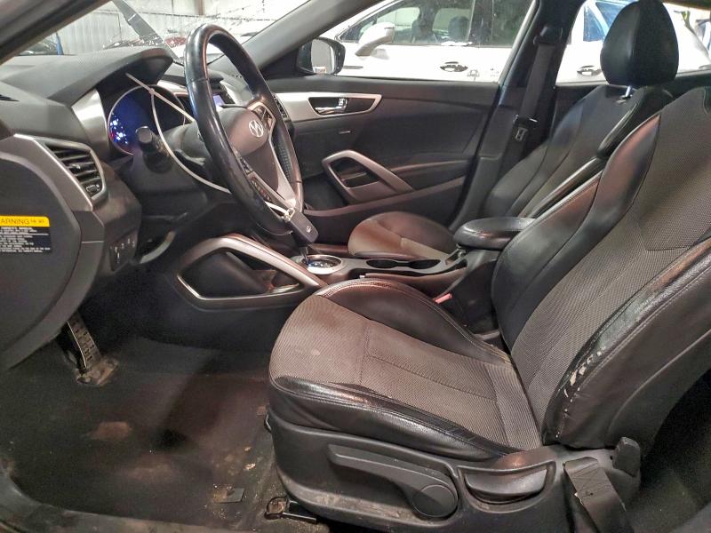 2013 Hyundai Veloster VIN KMHTC6AD5DU121898 COPART salvage auction — FRONT END, Mi - Certificate Of Title, sold $350 on 2026-07-10 (photo 7)