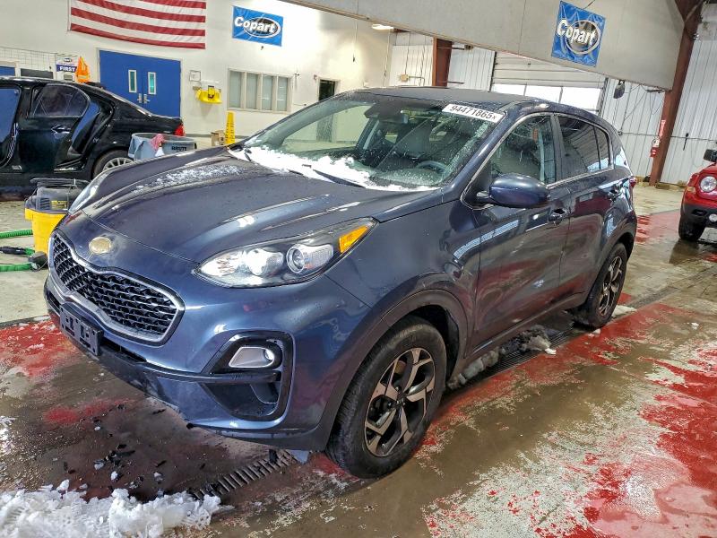 2021 Kia Sportage VIN KNDPMCACXM7851300 COPART salvage auction — VANDALISM, Ny - Mv-907A Salvage Certificate, sold $5,700 on 2026-07-27 (photo 1)