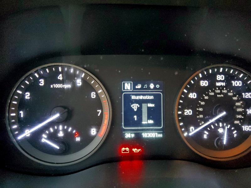 2016 Hyundai Tucson VIN KM8J33A43GU222464 COPART salvage auction — MECHANICAL, De - Certificate Of Title, sold $1,450 on 2026-07-21 (photo 9)