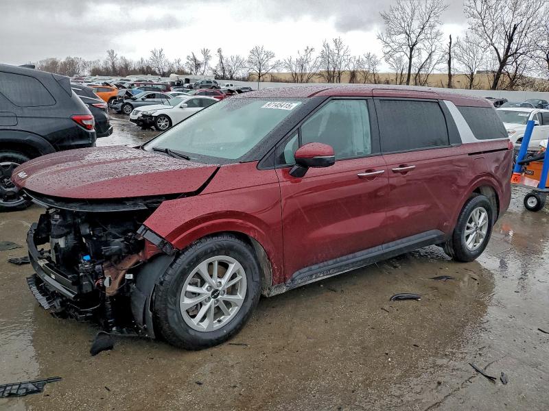 2024 Kia Carnival l VIN KNDNB4H39R6322989 COPART salvage auction — FRONT END, Mo - Salvage Certificate Of Title, sold $5,400 on 2026-07-31 (photo 1)