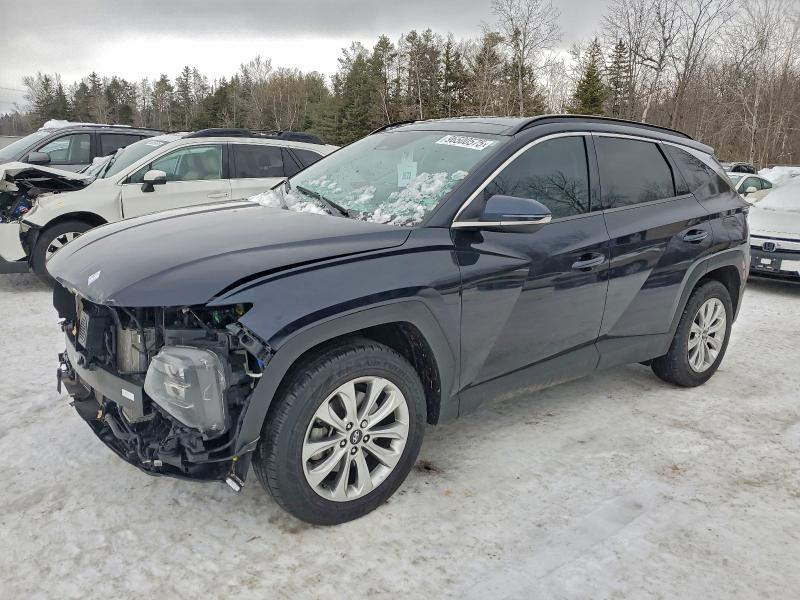 2022 Hyundai Tucson VIN KM8JCCA10NU011726 COPART salvage auction — FRONT END, ON - PERMIT SALVAGE, sold $2,450 on 2026-07-21 (photo 1)