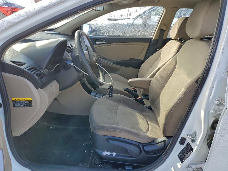 2015 Hyundai Accent VIN KMHCT4AE4FU905487 COPART salvage auction — FRONT END, Pa - Certificate Of Salvage, sold $475 on 2026-07-08 (photo 7)