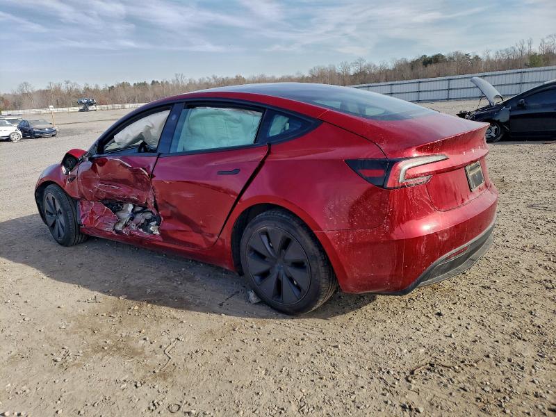 2025 Tesla Model 3 VIN 5YJ3E1EA5SF900581 COPART salvage auction — SIDE, Va - Cert Of Title - Salvage, sold $8,100 on 2026-07-22 (photo 2)