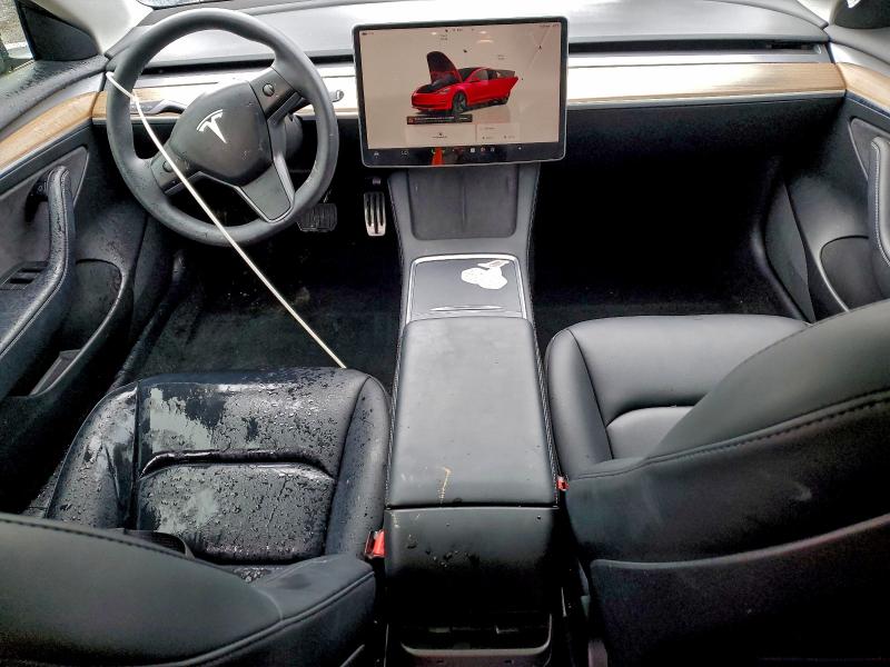 2022 Tesla Model 3 VIN 5YJ3E1EA8NF320665 COPART salvage auction — REAR END, Salvage Title, sold $5,300 on 2026-07-22 (photo 8)