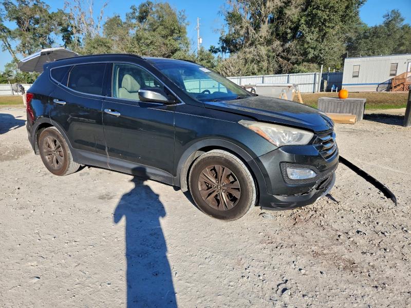 2014 Hyundai Santa fe VIN 5XYZU3LB4EG194138 COPART salvage auction — FRONT END, Nc - Salvage Certificate Of Title, sold $2,500 on 2026-07-07 (photo 4)