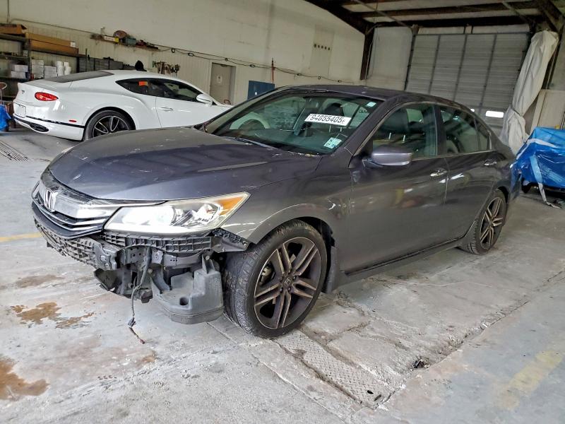 2016 Honda Accord VIN 1HGCR2F55GA116866 COPART salvage auction — FRONT END, Al - Cert Of Title-Salvage Title, sold $60 on 2026-07-09 (photo 1)