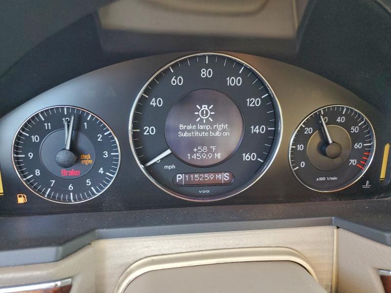 2006 Mercedes-benz E-class VIN WDBUF56J66A797062 COPART salvage auction — MINOR DENT/SCRATCHES, CA - CERTIFICATE OF TITLE, sold $425 on 2026-08-19 (photo 9)