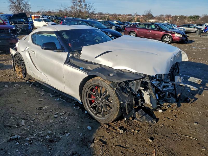 2026 Toyota Supra VIN WZ1DB0G05TW074003 COPART salvage auction — Front End, MD - CERT OF SALVAGE > 75% DAMAGE, sold $11,700 on 2026-02-12 (photo 4)