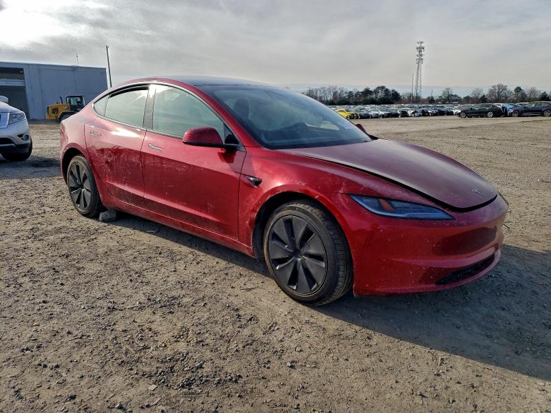 2025 Tesla Model 3 VIN 5YJ3E1EA5SF900581 COPART salvage auction — SIDE, Va - Cert Of Title - Salvage, sold $8,100 on 2026-07-22 (photo 4)