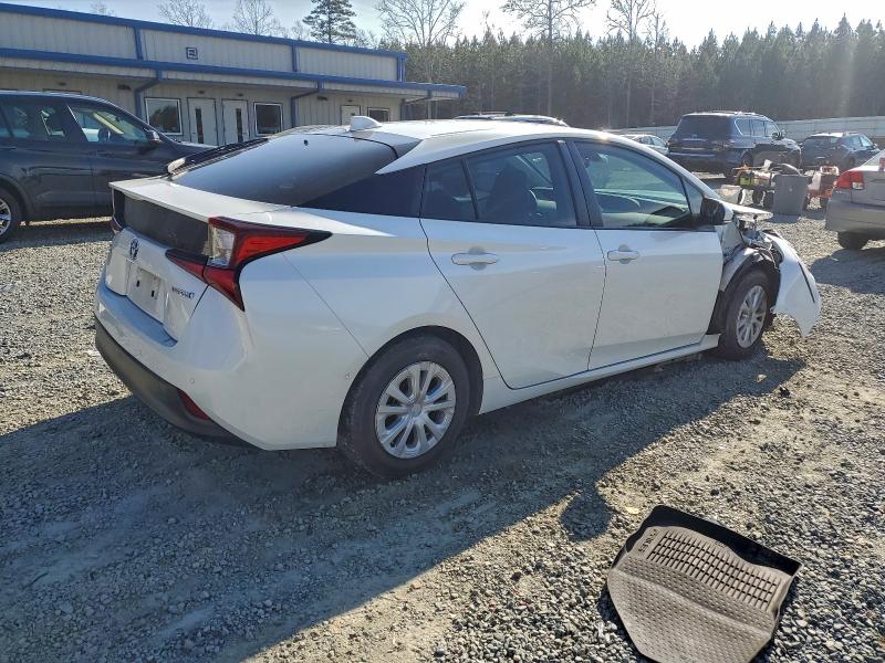 2022 Toyota Prius VIN JTDKAMFUXN3172727 COPART salvage auction — FRONT END, Nc - Salvage Certificate Of Title, sold $4,700 on 2026-07-02 (photo 3)