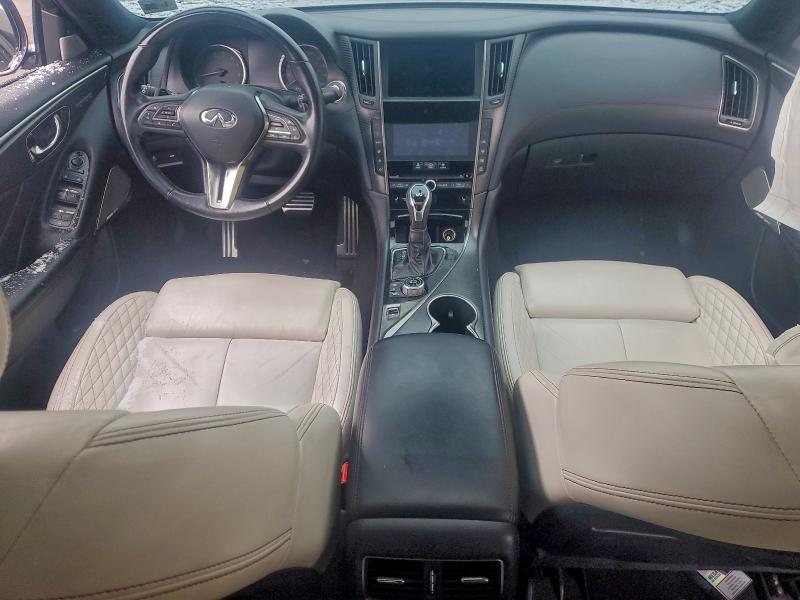 2021 Infiniti Q50 VIN JN1FV7DR5MM880255 COPART salvage auction — SIDE, NJ - CERT OF TITLE-SALVAGE, sold $7,225 on 2026-07-27 (photo 8)