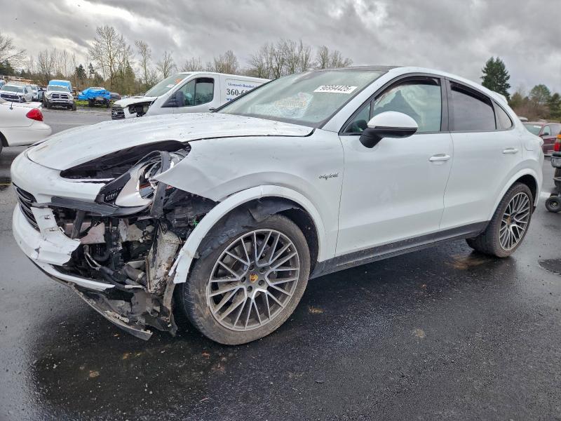 2021 Porsche Cayenne VIN WP1BE2AY8MDA44044 COPART salvage auction — FRONT END, OR - LIEN PAPERS SALVAGE, sold $7,500 on 2026-07-27 (photo 1)