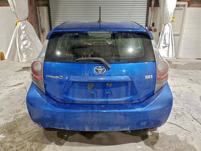 2012 Toyota Prius c VIN JTDKDTB30C1011522 COPART salvage auction — FRONT END, Ny - Certificate Of Title, sold $375 on 2026-07-13 (photo 6)