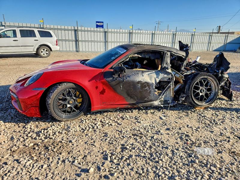 2021 Porsche 911 VIN WP0AD2A91MS257387 COPART salvage auction — Burn Interior, UT - NON-REPAIRABLE CERTIFICATE, sold $50,000 on 2025-12-26 (photo 1)