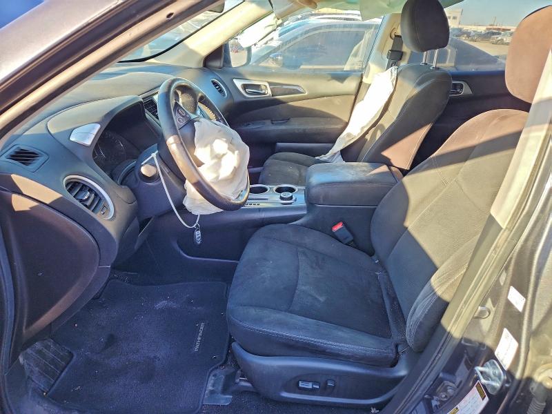 2014 Nissan Pathfinder VIN 5N1AR2MM3EC724320 COPART salvage auction — FRONT END, TX - SALVAGE VEHICLE TITLE, sold $1,300 on 2026-07-02 (photo 7)