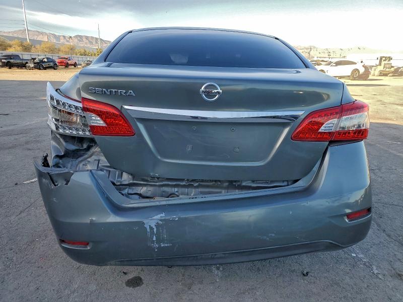 2015 Nissan Sentra VIN 3N1AB7AP4FY282261 COPART salvage auction — REAR END, Salvage Title, sold $775 on 2026-09-01 (photo 6)