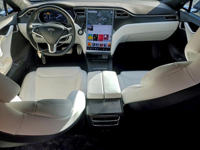 2017 Tesla Model s VIN 5YJSA1E28HF198670 COPART salvage auction — FRONT END, Id - Salvage Certificate Of Title, sold $6,100 on 2026-07-31 (photo 8)