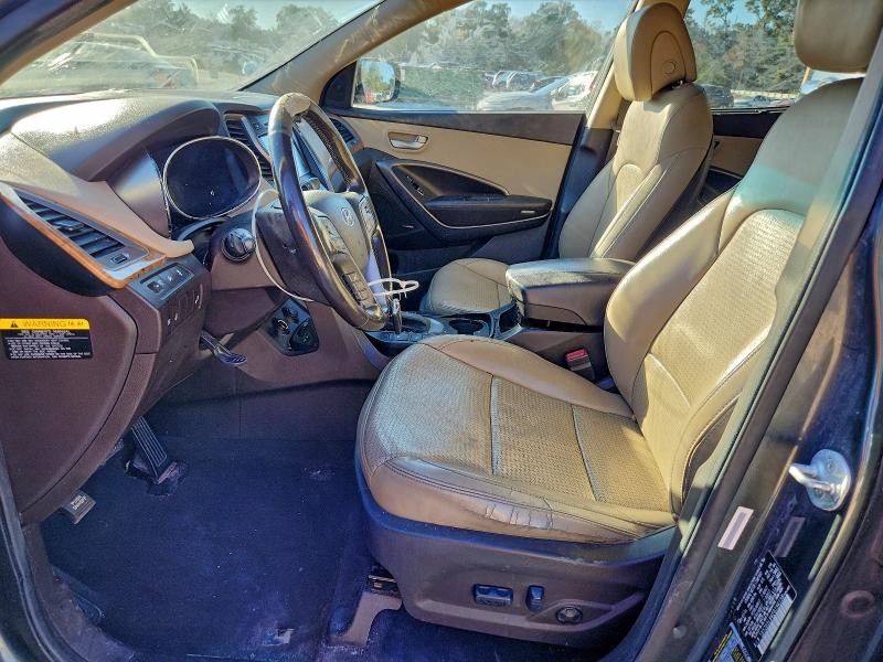 2014 Hyundai Santa fe VIN 5XYZU3LB4EG194138 COPART salvage auction — FRONT END, Nc - Salvage Certificate Of Title, sold $2,500 on 2026-07-07 (photo 7)