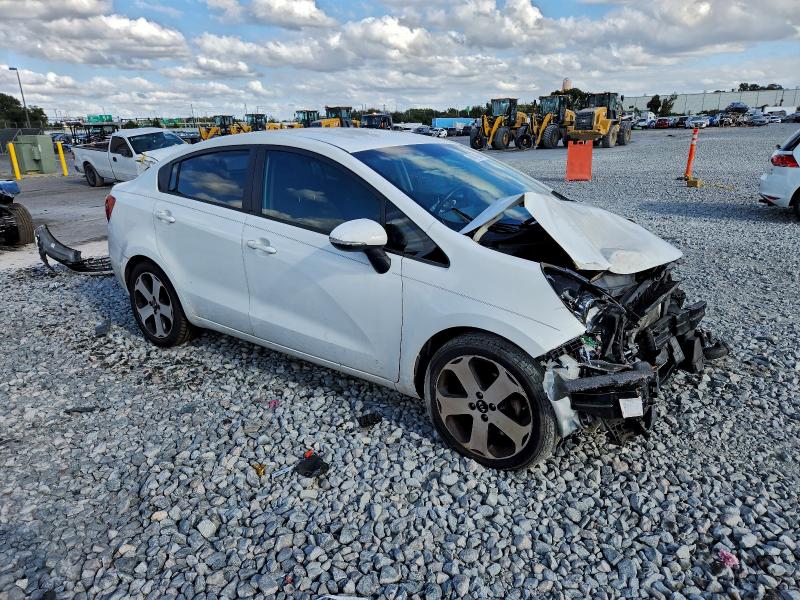 2014 Kia Rio VIN KNADN4A36E6335428 COPART salvage auction — FRONT END, Fl - Cert Of Title Slvg Rebuildable, sold $500 on 2026-07-08 (photo 4)