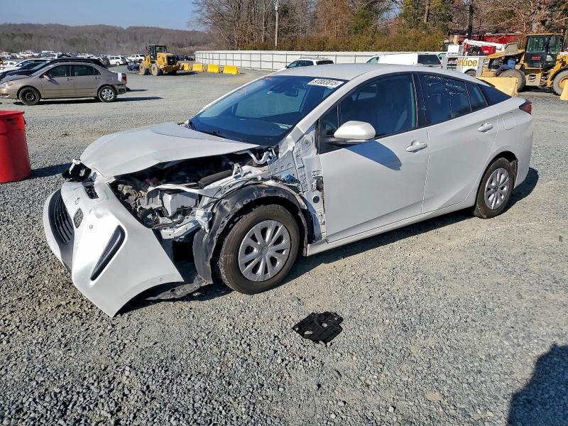 2022 Toyota Prius VIN JTDKAMFUXN3172727 COPART salvage auction — FRONT END, Nc - Salvage Certificate Of Title, sold $4,700 on 2026-07-02 (photo 1)