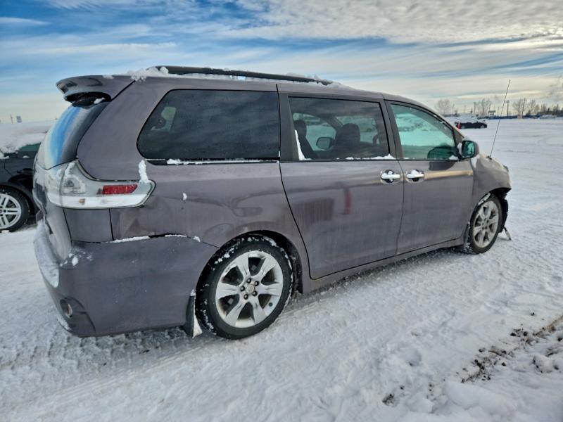 2013 Toyota truck/van Sienna se v6 VIN 5TDXK3DC7DS294997 COPART salvage auction — FRONT END, AB - BOS - SALVAGE, sold $2,650 on 2026-07-28 (photo 3)