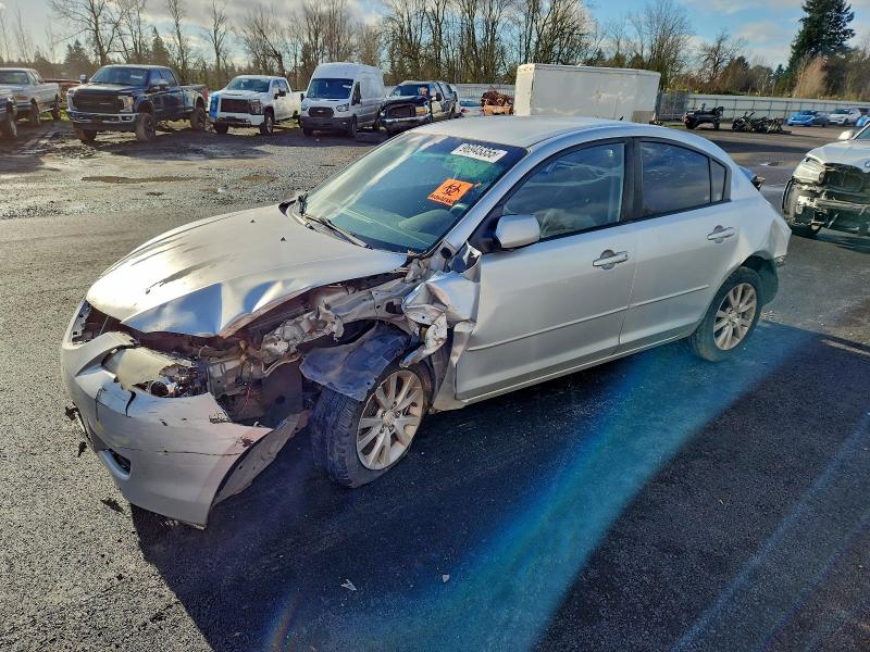 2008 Mazda 3 VIN JM1BK12GX81779853 COPART salvage auction — REAR END, Or - Salvage Title Certificate, sold $100 on 2026-07-22 (photo 1)