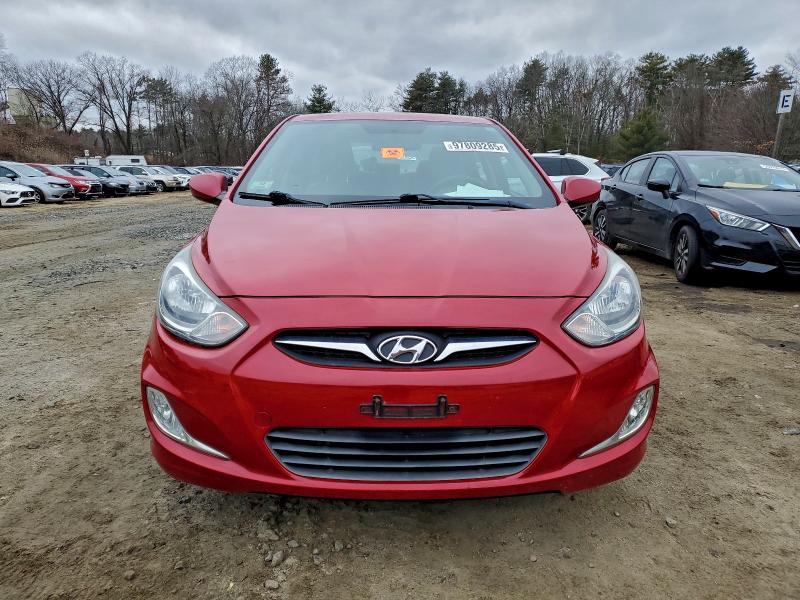 2012 Hyundai Accent VIN KMHCU4AE7CU184803 COPART salvage auction — REAR END, Other, sold $125 on 2026-07-30 (photo 5)