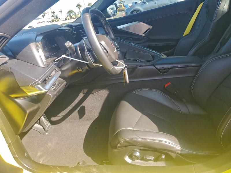 2021 Chevrolet Corvette stingray VIN 1G1YB3D46M5108636 COPART salvage auction — FRONT END, Other, sold $52,000 on 2026-07-13 (photo 7)