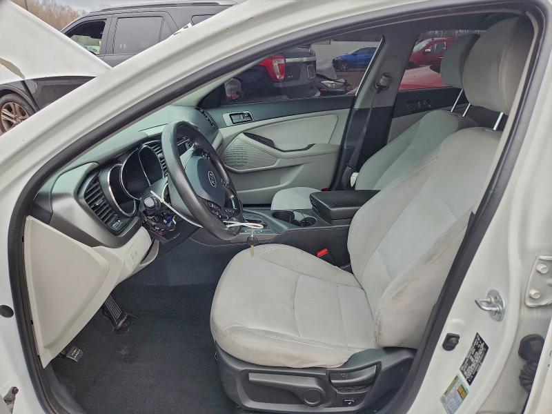 2012 Kia Optima VIN 5XXGM4A78CG033272 COPART salvage auction — FRONT END, MD - CERT OF SALVAGE > 75% DAMAGE, sold $325 on 2026-07-31 (photo 7)