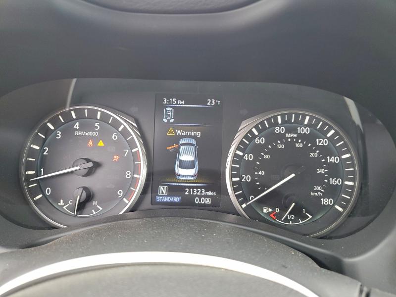 2021 Infiniti Q50 VIN JN1EV7BR2MM756216 COPART salvage auction — FRONT END, Ct - Cert Of Title-Parts Only Salva, sold $4,700 on 2026-07-07 (photo 9)