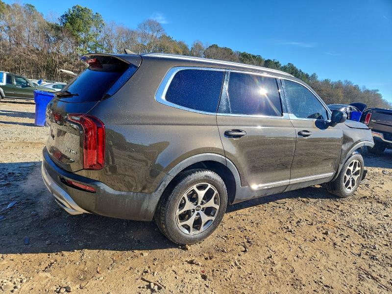 2020 Kia Telluride VIN 5XYP34HC9LG002274 COPART salvage auction — FRONT END, Al - Cert Of Title-Salvage Title, sold $4,700 on 2026-07-31 (photo 3)