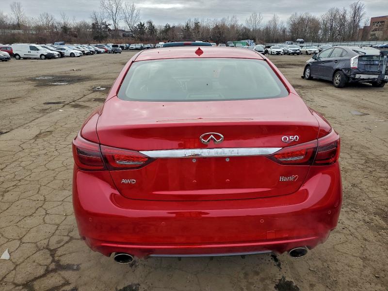 2021 Infiniti Q50 VIN JN1EV7BR2MM756216 COPART salvage auction — FRONT END, Ct - Cert Of Title-Parts Only Salva, sold $4,700 on 2026-07-07 (photo 6)