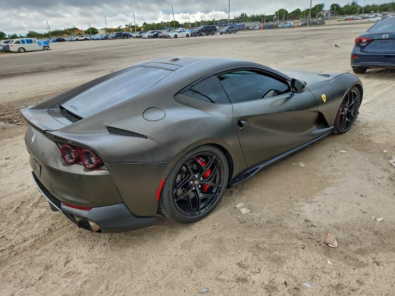 2018 Ferrari 812 superfast VIN ZFF83CLA6J0235697 COPART salvage auction — WATER/FLOOD, Fl - Cert Of Title-Slvg Rebld Flood, sold $169,000 on 2026-07-09 (photo 3)