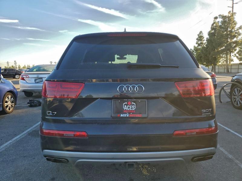 2017 Audi Q7 VIN WA1LAAF75HD051626 COPART salvage auction — NORMAL WEAR, Ut - Dis/Dlr/Exp Only Clean Title, sold $4,650 on 2026-07-02 (photo 6)