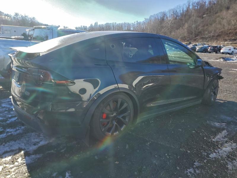 2024 Tesla Model x VIN 7SAXCBE60RF438677 COPART salvage auction — FRONT END, Nj - Cert Of Title-Salvage, sold $19,700 on 2026-07-09 (photo 3)
