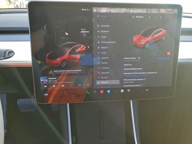 2018 Tesla Model 3 VIN 5YJ3E1EA6JF049146 COPART salvage auction — FRONT END, Ca - Salvage Certificate, sold $5,100 on 2026-07-16 (photo 9)