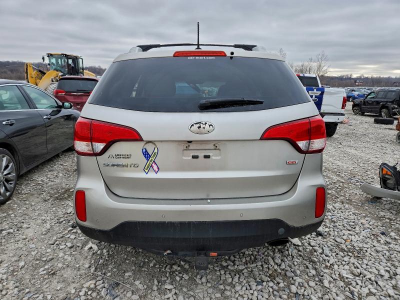 2014 Kia Sorento VIN 5XYKTDA78EG542659 COPART salvage auction — FRONT END, Wv - Salvage Certificate, sold $700 on 2026-07-13 (photo 6)