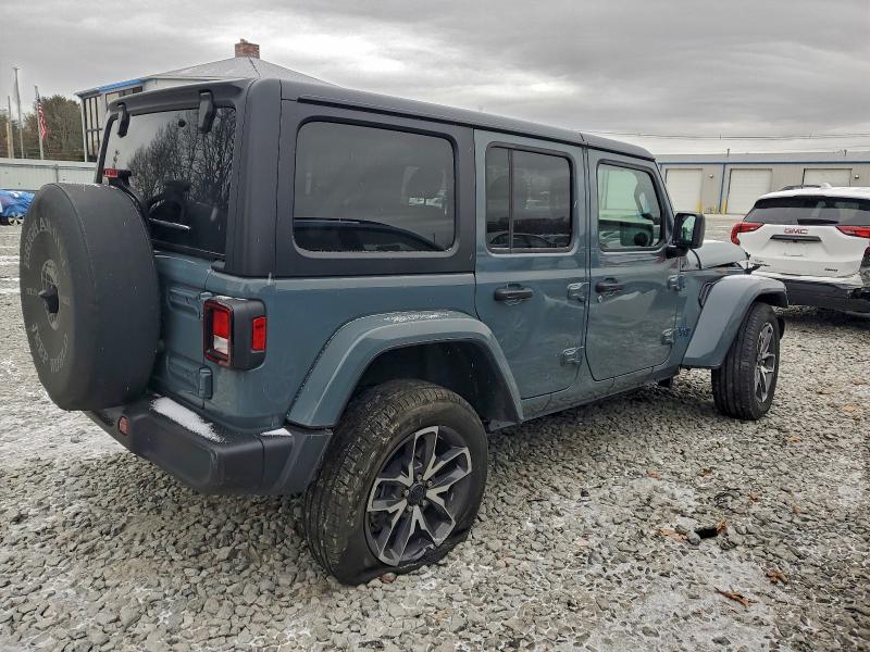 2024 Jeep Wrangler / VIN 1C4RJXN67RW144343 COPART salvage auction — FRONT END, Ma - Cert Of Title-Salvage, sold $7,500 on 2026-07-29 (photo 3)