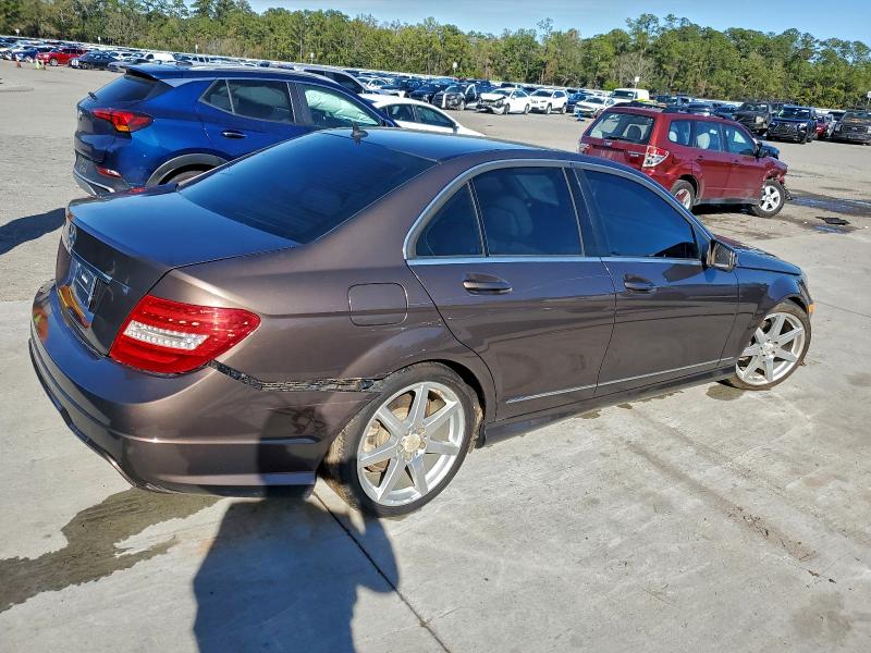 2013 Mercedes-benz C class VIN WDDGF4HB0DR264367 COPART salvage auction — WATER/FLOOD, Ga - Cert Of Title-Flood Salvage, sold $425 on 2026-08-20 (photo 3)