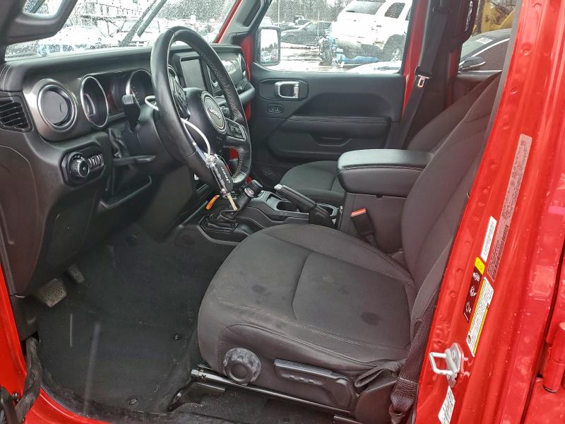 2022 Jeep Wrangler / VIN 1C4HJXEN6NW270299 COPART salvage auction — MECHANICAL, Ca - Salvage Certificate, sold $8,500 on 2026-07-22 (photo 7)