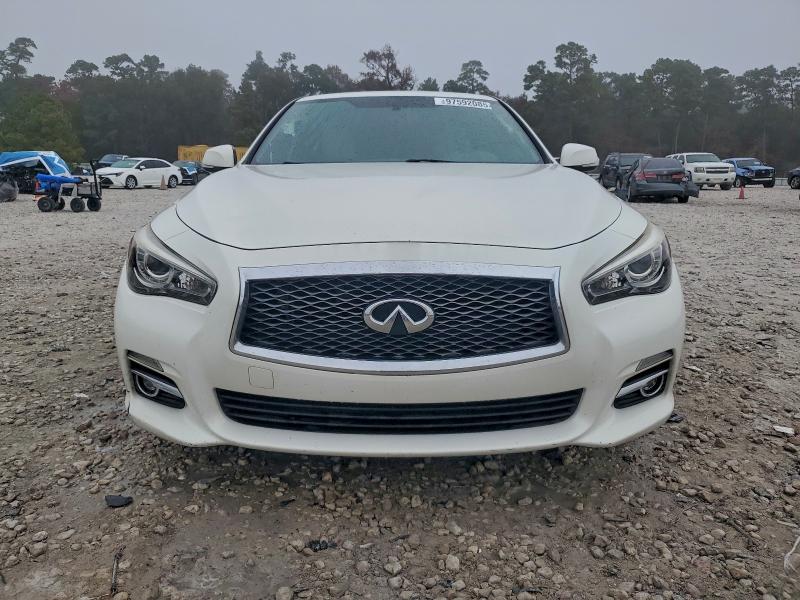 2014 Infiniti Q50 VIN JN1BV7AP8EM693269 COPART salvage auction — SIDE, Tx - Certificate Of Title, sold $2,450 on 2026-07-07 (photo 5)