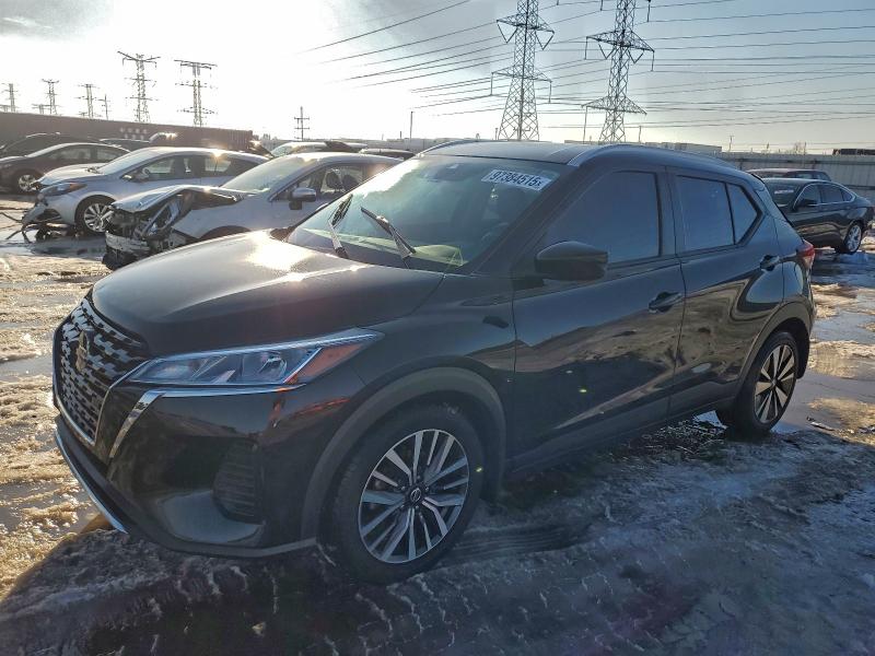 2021 Nissan Kicks VIN 3N1CP5CV5ML546351 COPART salvage auction — REAR END, Il - Salvage Certificate, sold $3,950 on 2026-07-09 (photo 1)